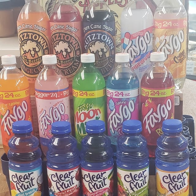 Faygo, Clearfruit, Kutztown.