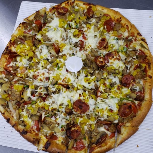 Catanzaro's Deluxe Pizza.