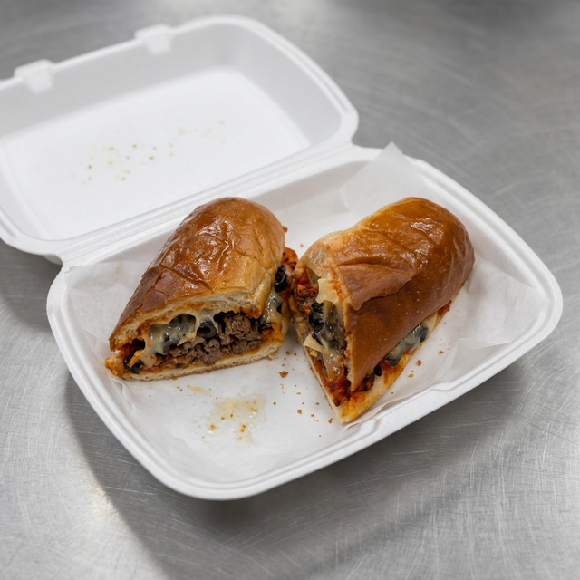 Pizza Steak Sub (12").